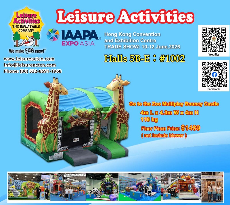 2026 IAAPA EXPO ASIA Hong Kong - Vi inviterer dig hjerteligt til at hente dit VIP-pas og besøge vores udstilling. 2026 IAAPA EXPO ASIA Hong Kong - Vi inviterer dig hjerteligt til at hente dit VIP-pas og besøge vores udstilling.