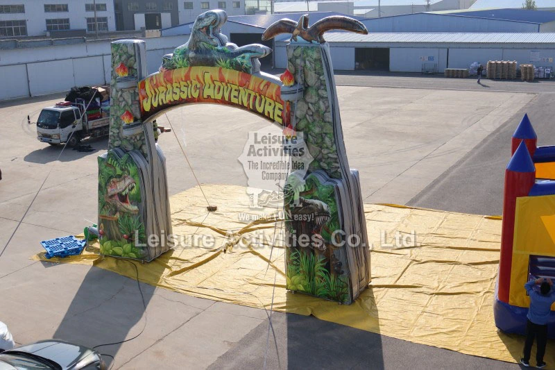 Inflatable Jurassic Adventure Arch