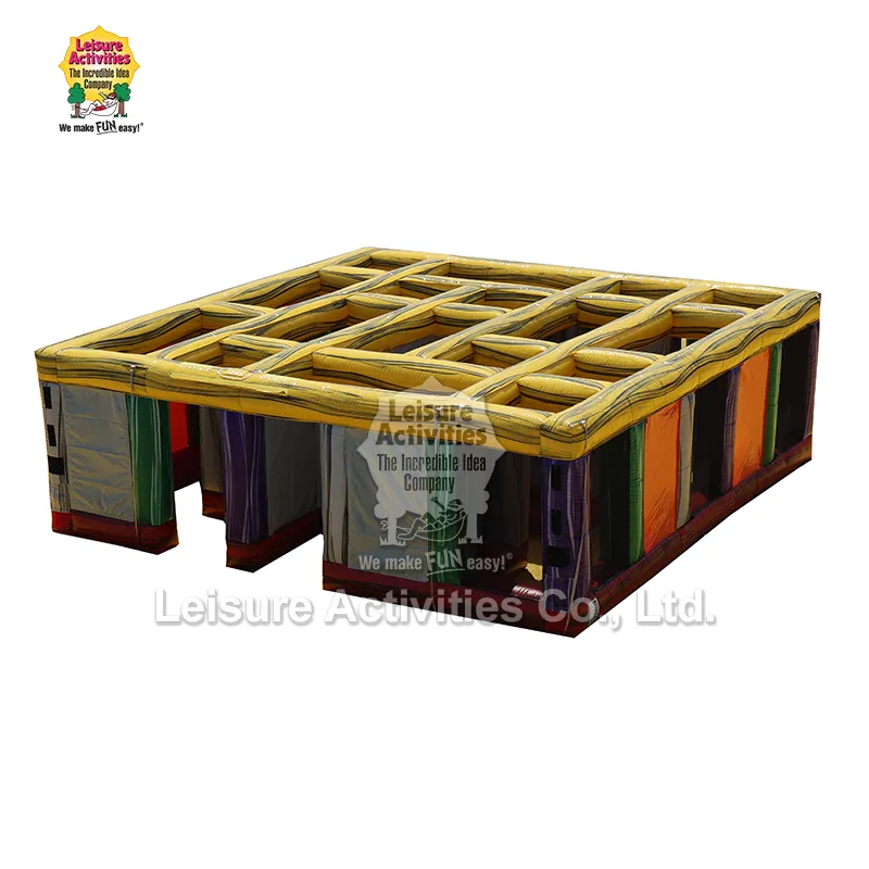 Oppustelig hybrid labyrint